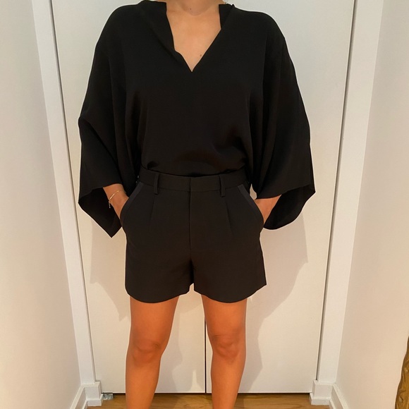 Saint Laurent Pants - SAINT LAURENT Black Tailored Shorts Size 36 / S